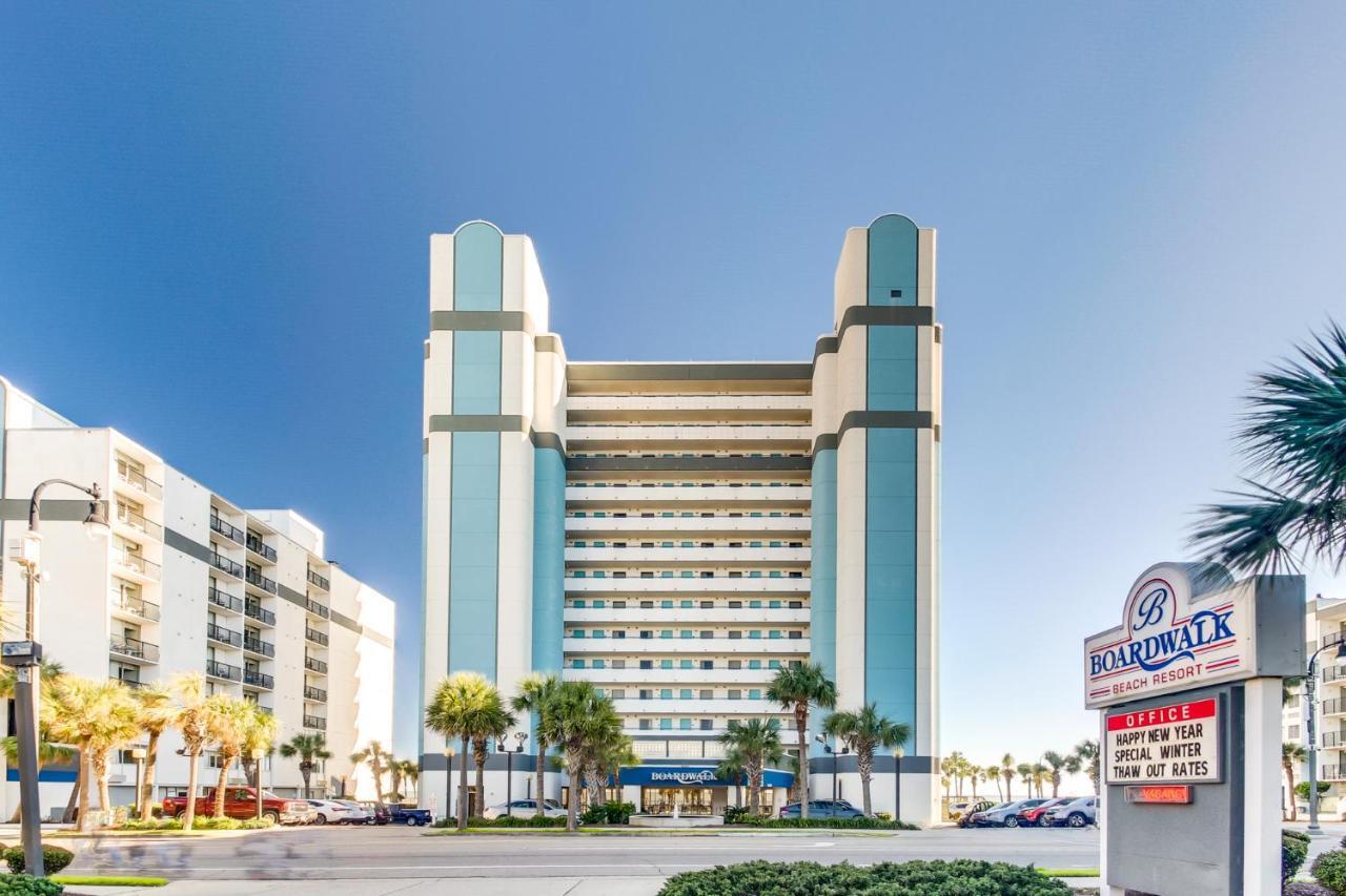 Hosteeva Oceanfront Boardwalk Beach Resort With Balcony マートルビーチ エクステリア 写真